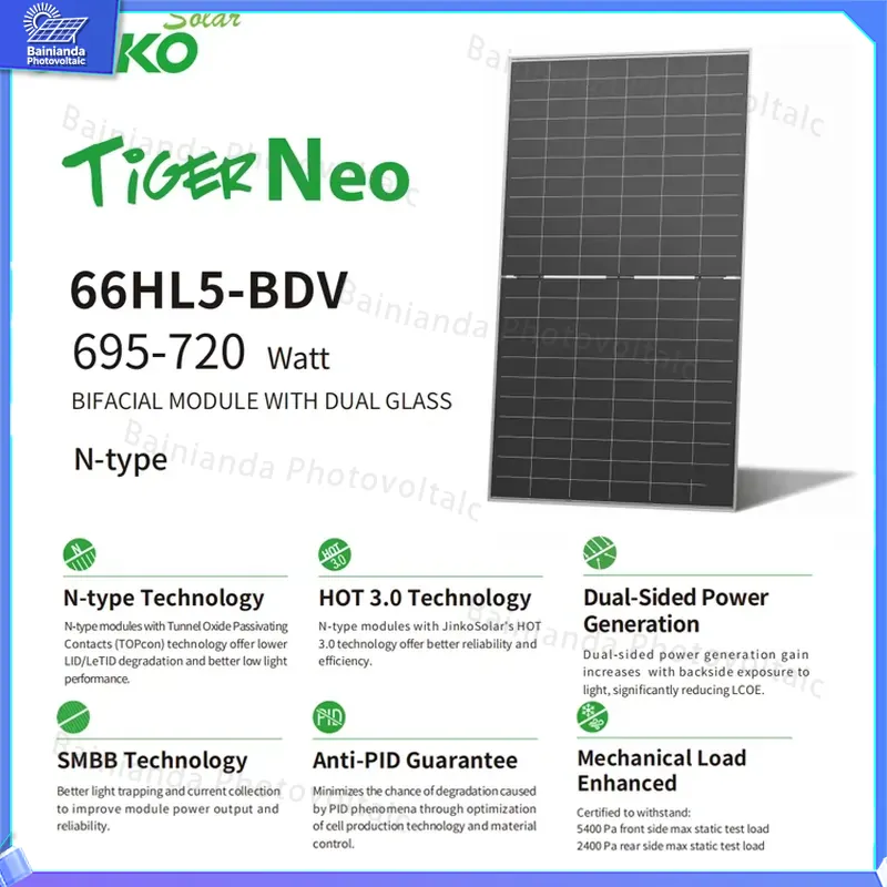 Jinko Solar Panel N-Type - Jinko Yüksek Verimli Güneş Paneli Tiger