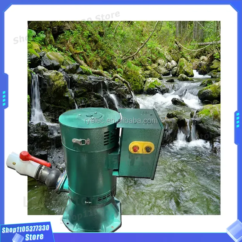 Renewable Energy Hydropower - 800W Mikro Hidro Türbin Jeneratörü, Ev
