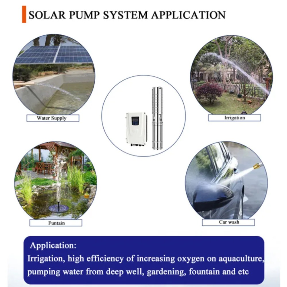 Solar Pump Controller - 3 inç Güneş Enerjili Derin Kuyu