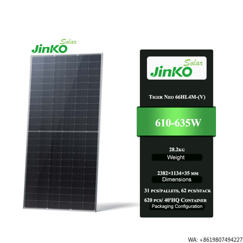 Jinko Tiger Neo 66HL4M-(V) 610 - Jinko Solar Panel N-Type incelemesi ve fiyatı