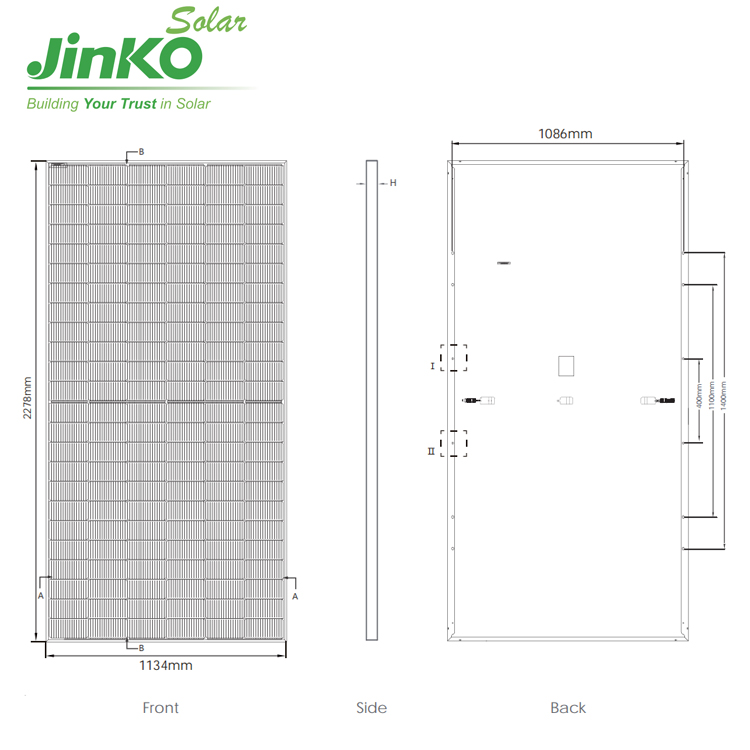 Jinko n Tipi Pv Modülü 610 Wat - Jinko Solar Panel N-Type incelemesi ve fiyatı